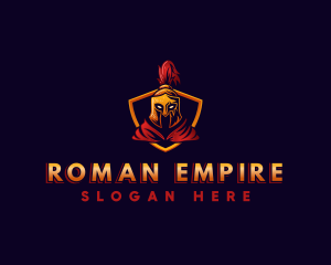 Spartan Roman Warrior logo design