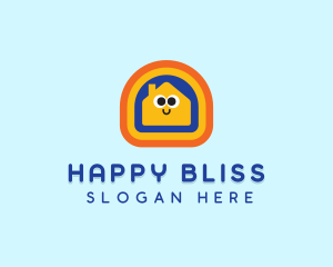 Happy Kiddie House logo design