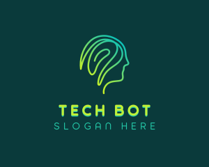 Cyber Artificial Intelligence logo design