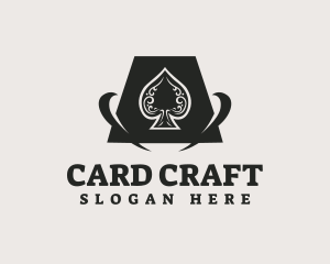 Ornamental Spade Card logo design