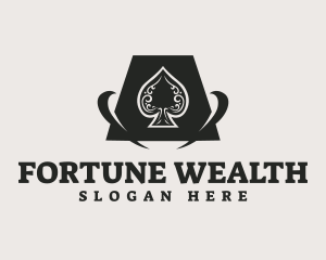 Fortune - Ornamental Spade Card logo design