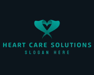 Heart Ribbon Company logo design