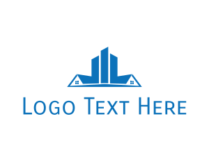 Business Center - City House Property logo design