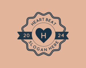 Pastry Bakery Heart logo design