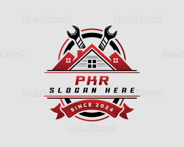 Wrench House Handyman Logo