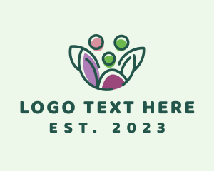 Vegetarian - Organic Family Welfare logo design