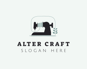 Sewing Machine Spool logo design