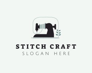 Sew - Sewing Machine Spool logo design