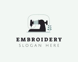 Sewing Machine Spool logo design