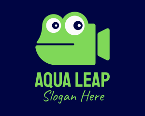 Green Frog Film logo design