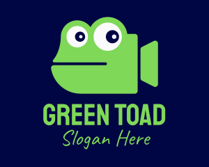 Green Frog Film logo design