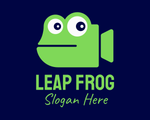 Green Frog Film logo design