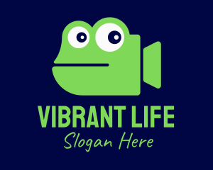 Live - Green Frog Film logo design