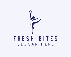 Rhythmic Gymnastics Athlete logo design