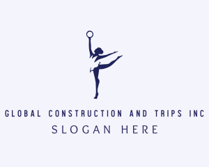 Tournament - Rhythmic Gymnastics Athlete logo design