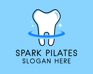 Teeth Dental Sparkle Logo