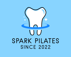 Teeth Dental Sparkle logo design