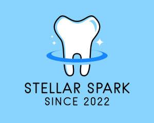 Teeth Dental Sparkle logo design