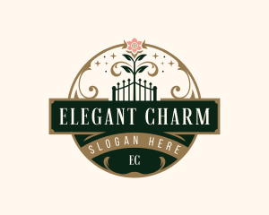 Elegant Vineyard Garden logo design