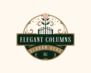 Elegant Vineyard Garden logo design