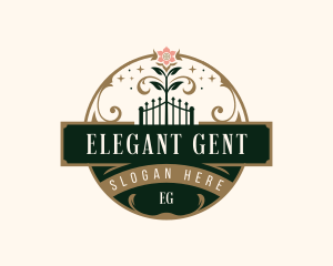 Elegant Vineyard Garden logo design