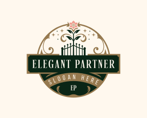 Elegant Vineyard Garden logo design