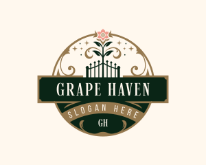 Vineyard - Elegant Vineyard Garden logo design