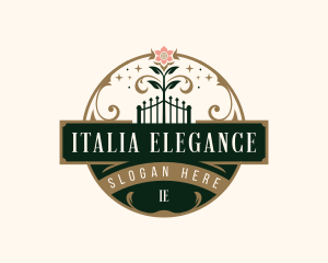 Elegant Vineyard Garden logo design