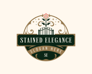 Elegant Vineyard Garden logo design