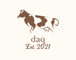 Meat - Brown Dairy Cattle logo design