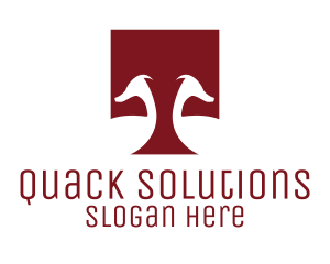Duck - Duck Farm Animal logo design