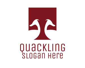 Duckling - Duck Farm Animal logo design