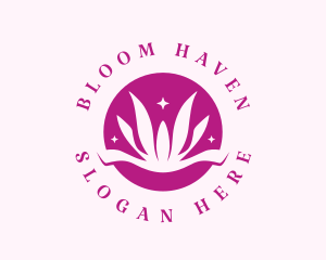 Floriculture - Lotus Flower Wellness logo design