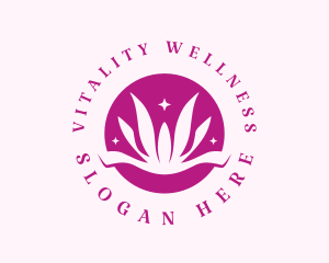 Lotus Flower Wellness logo design