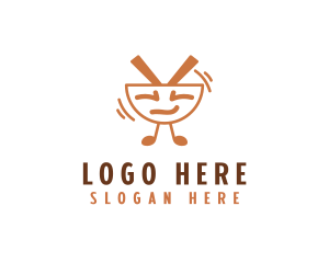 Fine Dining - Oriental Bowl Kitchen logo design