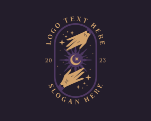 Night - Astrology Zodiac Tarot logo design