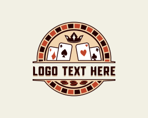 Playing Cards - Casino Betting Game logo design