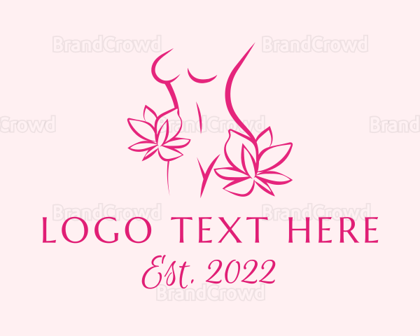 Floral Feminine Body Logo