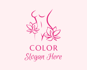 Floral Feminine Body Logo