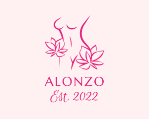 Floral Feminine Body logo design