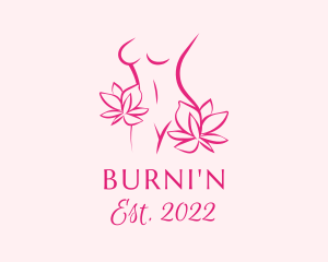 Floral Feminine Body logo design