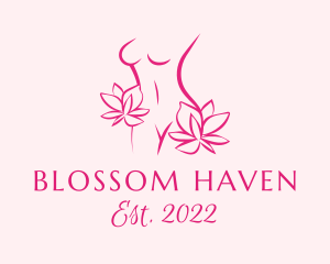 Floral - Floral Feminine Body logo design