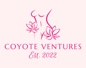 Floral Feminine Body logo design