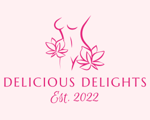 Floral Feminine Body logo design