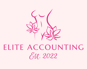 Floral Feminine Body logo design