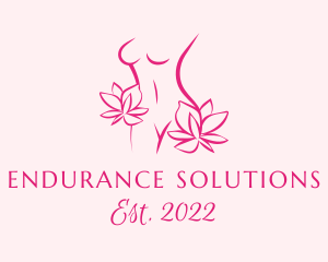 Floral Feminine Body logo design