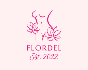 Floral Feminine Body logo design