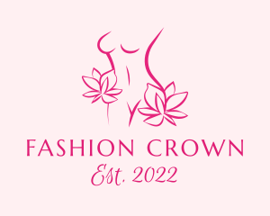 Floral Feminine Body logo design