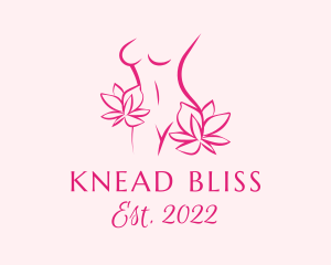 Floral Feminine Body logo design