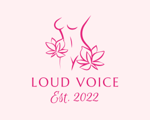 Floral Feminine Body logo design